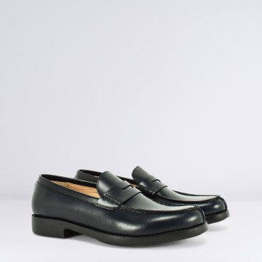 Mocassino in pelle Col. Blu BRIAN CRESS - RICCI SHOP