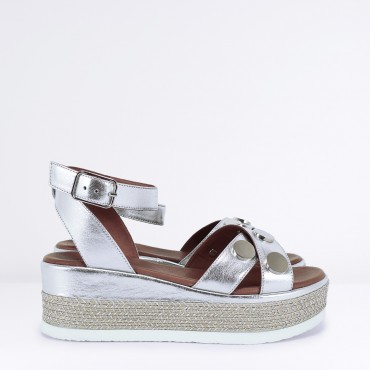 Sandalo Shop Zeppa ColArgento Ricci Inuovo UVqSzMpG