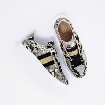 Sneaker in Pelle effetto Pitone STOKTON - RICCI SHOP