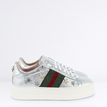Sneaker Stelle Col. Argento STOKTON - RICCI SHOP