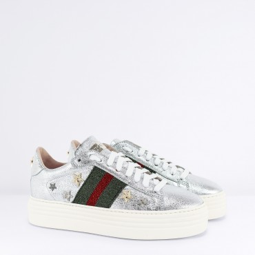 Sneaker Stelle Col. Argento STOKTON - RICCI SHOP