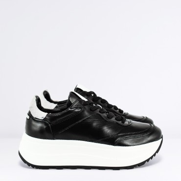 Sneaker in Pelle Col. Nero JANET SPORT - RICCI SHOP