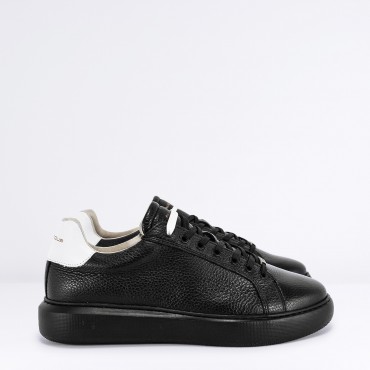 Sneaker in Pelle Col. Nero