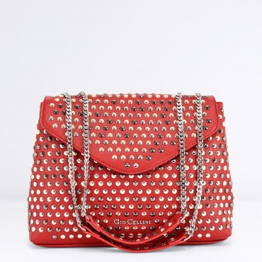 Borsa Tracolla Con Borchie Col. Nero GIO CELLINI - RICCI SHOP