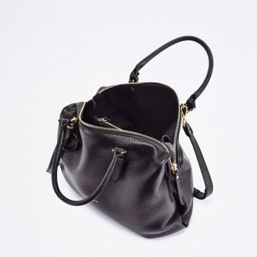 Borsa Bauletto in Pelle Col. Nero GIANNI CHIARINI - RICCI SHOP