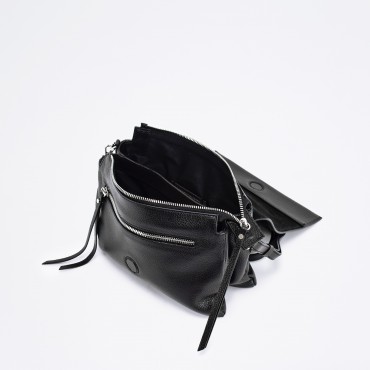 Borsa Tracolla in Pelle Col. Nero