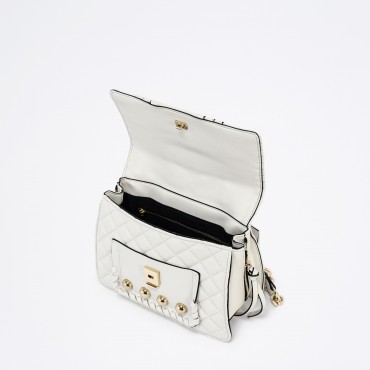 Borsa a Mano Plissè Col. Avorio