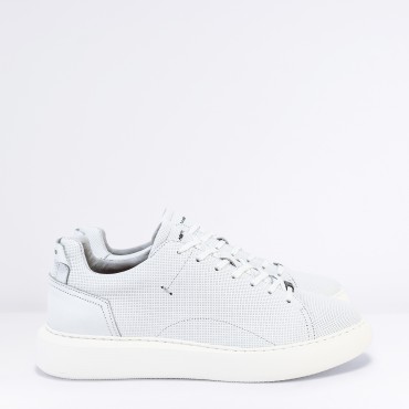 Sneaker in Pelle Col. Bianco