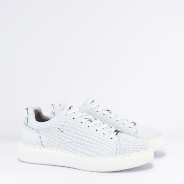 Sneaker in Pelle Col. Bianco