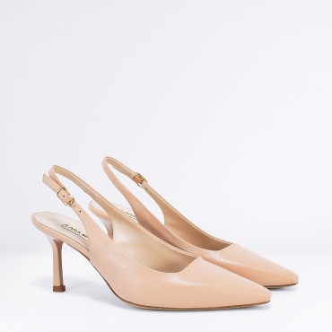 LARA MAY Chanel in pelle Col. Nude