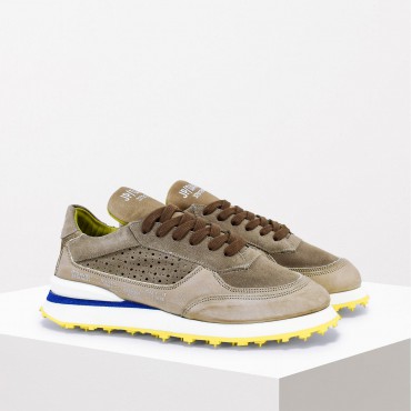 Sneaker in Pelle Col. Beige