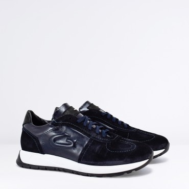 Sneaker Oracle in Pelle Col. Blu