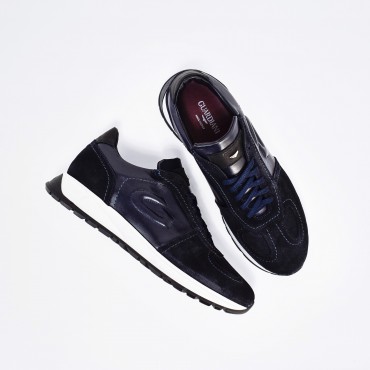 Sneaker Oracle in Pelle Col. Blu