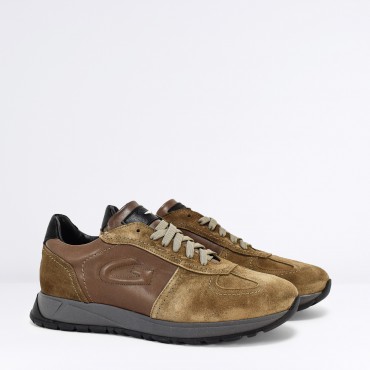 Sneaker Oracle in Pelle Col. Cuoio