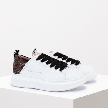 Sneaker Wembley in Pelle Col. Bianco