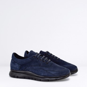 Sneaker in Camoscio Col. Blu