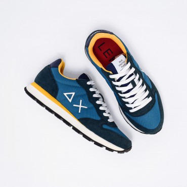 Sneaker Tom Solid Nylon Col. Blu