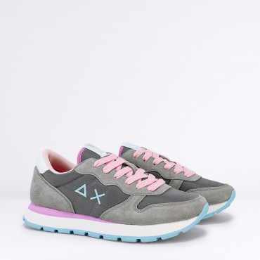 Sneaker Ally solid nylon Col. Grigio