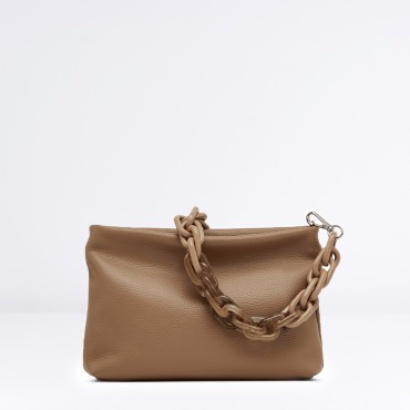 Borsa Brenda in pelle Col. Beige