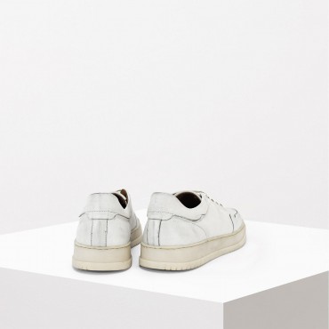 Sneaker in pelle Col. Bianco