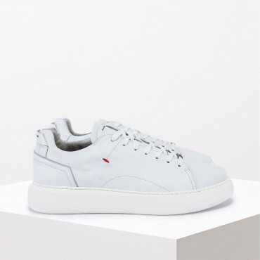 Sneaker in pelle Col. Bianco