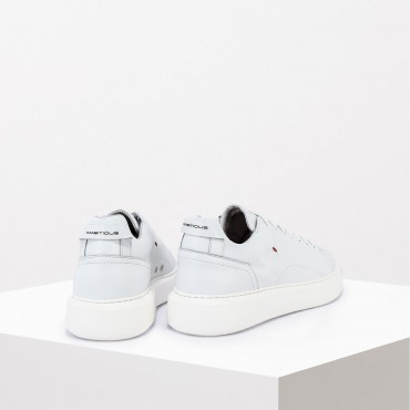 Sneaker in pelle Col. Bianco