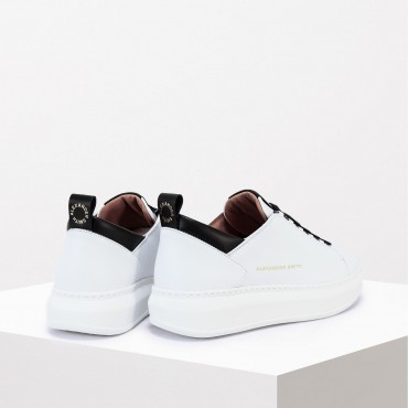 Sneaker Wembley in Pelle Col. Bianco