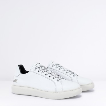 Sneaker in Pelle Col. Bianco