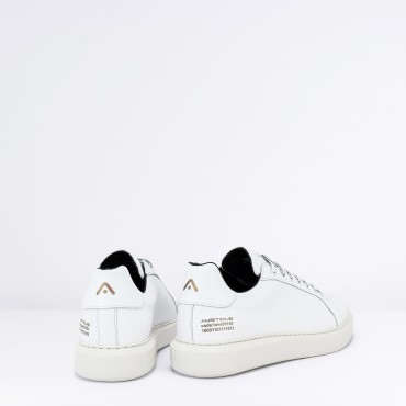 Sneaker in Pelle Col. Bianco