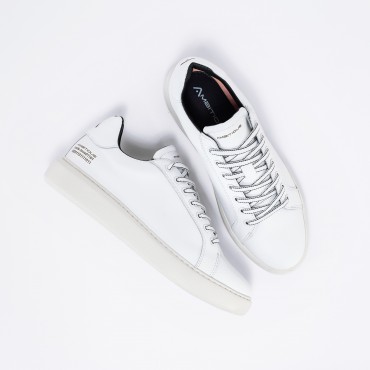 Sneaker in Pelle Col. Bianco