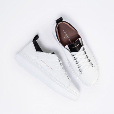 Sneaker Wembley in Pelle Col. Bianco