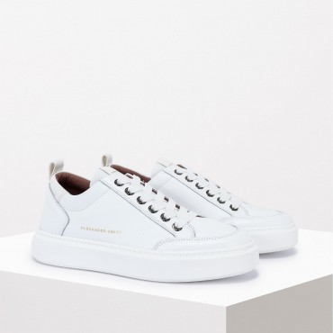 Sneaker Bond in Pelle Col. Bianco