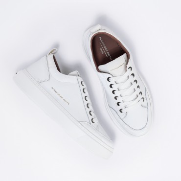 Sneaker Bond in Pelle Col. Bianco