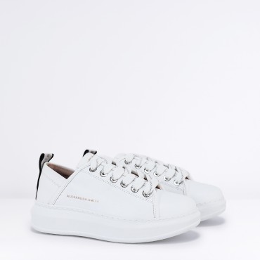 Sneaker Wembley in Pelle Col. Bianco