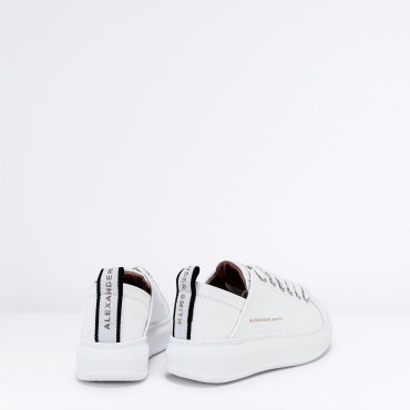 Sneaker Wembley in Pelle Col. Bianco