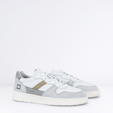 Sneaker Court 2.0 Vintage Col. Bianco