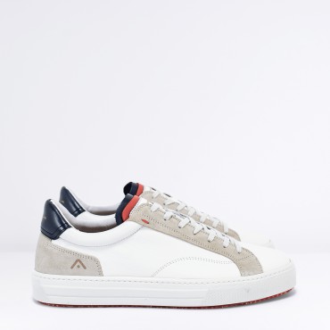 Sneaker in Pelle Col. Bianco