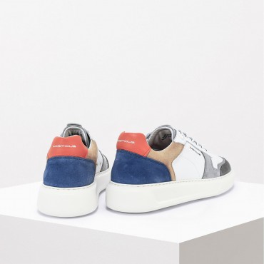 Sneaker in Pelle Col. Bianco