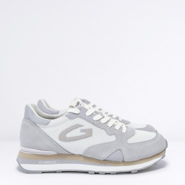 Sneaker in Camoscio Col. Bianco