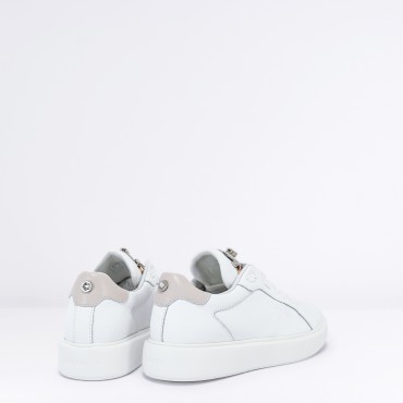 Sneaker in Pelle Col. Bianco