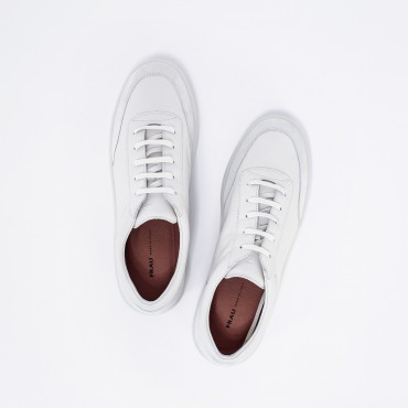 Sneaker in Pelle Col. Bianco