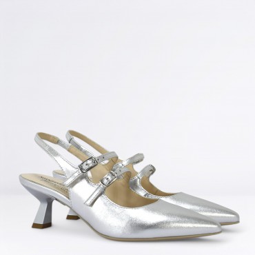Chanel in Pelle laminata Col. Argento