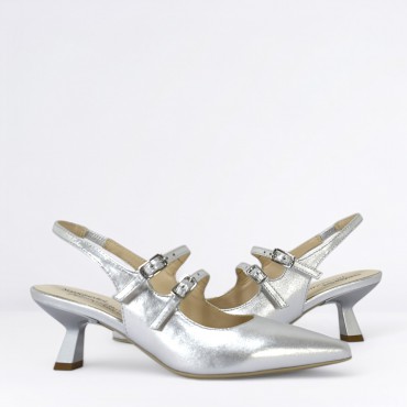 Chanel in Pelle laminata Col. Argento