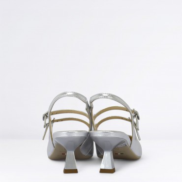 Chanel in Pelle laminata Col. Argento