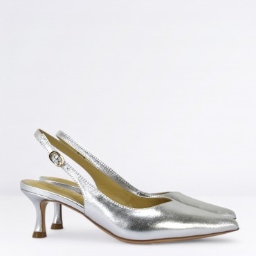 Chanel in Pelle laminata Col. Argento