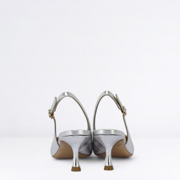 Chanel in Pelle laminata Col. Argento