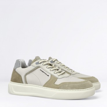 Sneaker in Pelle Col. Beige