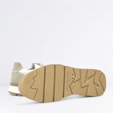 Sneaker in Pelle Col. Bianco
