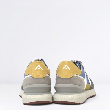 Sneaker Owens in Pelle Col. Grigio