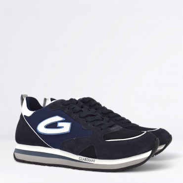 Sneaker in Camoscio Col. Blu
